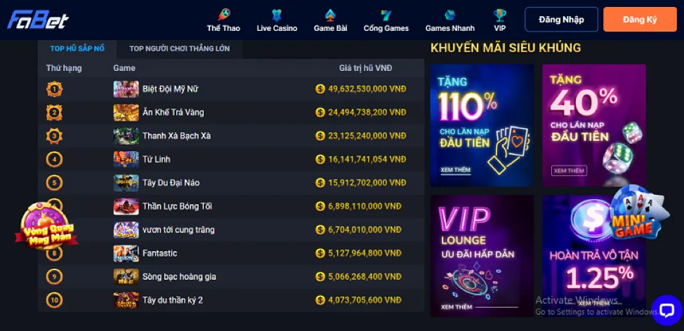 Máy đánh bạc và Nổ hũ Kingfun Chính Thức